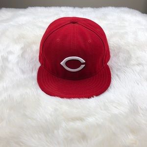 Mitchell & Ness Cincinnati Reds Fitted Hat
